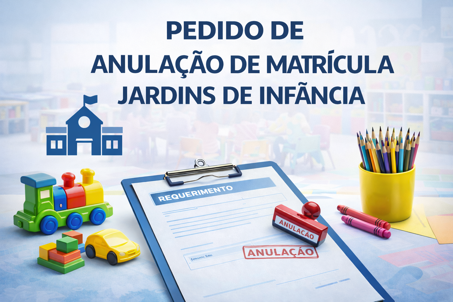 Anulação de Matrícula Jardins de Infância
