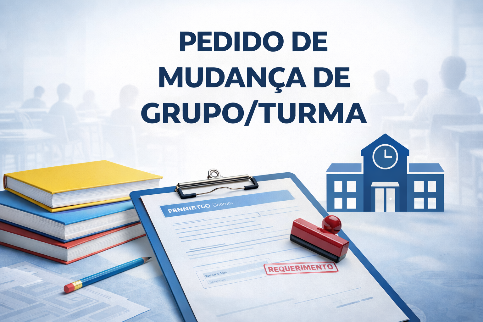 pedido mudanca turma
